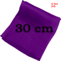 Foulard en Soie Violet 30 cm - 12"