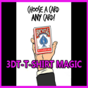 3DT - Choose A Card Any Card - T-shit Magic - JOTA