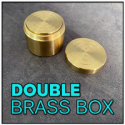 Double Brass Box - Boites Gigognes Laiton
