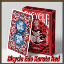 Bicycle Edo Karuta Rouge