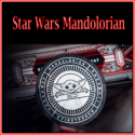 Star Wars Mandalorian Red Silver - Theory11