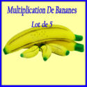 Multiplication de Bananes en Mousse - Lot de 5