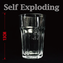 Self Exploding Drinking Glass 13.5 cm - Wance