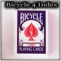 Bicycle 4 Index Bleu