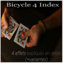 Bicycle 4 Index Bleu