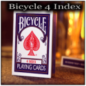 Bicycle 4 Index Bleu