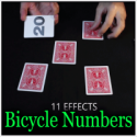 Bicycle Special Numbers Rouge - 11 Effets
