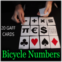 Bicycle Special Numbers Rouge - 11 Effets