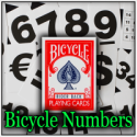 Bicycle Special Numbers Rouge - 11 Effets