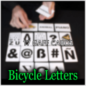 Bicycle Special Letters Rouge + 10 Routines