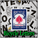Bicycle Special Letters Bleu + 10 Routines