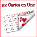 52 Carte En Une - Dame de Coeur Bicycle - Le Petit Magicien
