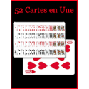 52 Carte En Une - Dame de Coeur Bicycle - Le Petit Magicien