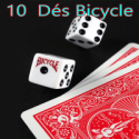 10 Dés Bicycle 1.4 cm