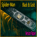 Jeu De Carte SpiderMan Black & Gold Papier