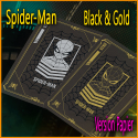 Jeu De Carte SpiderMan Black & Gold Papier