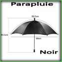 Parapluie à Production - Noir