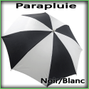 Parapluie à Production - Noir / Blanc