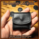 The Cowhide Coin Wallet Black - Bacon Magic