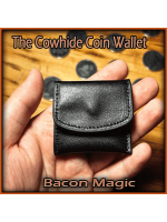 The Cowhide Coin Wallet Black - Bacon Magic