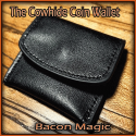 The Cowhide Coin Wallet Black - Bacon Magic