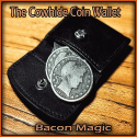 The Cowhide Coin Wallet Black - Bacon Magic