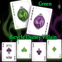 Bicycle Disney Villains Green