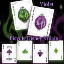 Bicycle Disney Villains Purple