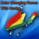 Color Changing Plumes With Hanky
