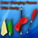 Color Changing Plumes With Hanky