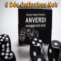 6 Dés Ordinaires Noir - Tony Anverdi