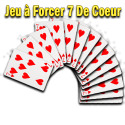Bicycle a Forcer  7 De coeur Rouge ( 26 cartes )