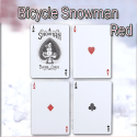 Bicycle Snowman Red