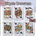 Bicycle Snowman Red