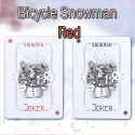 Bicycle Snowman Red