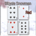 Bicycle Snowman Red