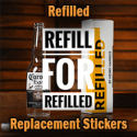 Refilled - Replacement Stickers - 20 sets