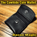 The Cowhide Coin Wallet Black - Bacon Magic