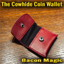 The Cowhide Coin Wallet Red - Bacon Magic