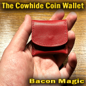The Cowhide Coin Wallet Red - Bacon Magic