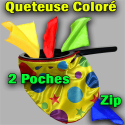 Quêteuse Colorée - Zip Simple Poches - Bazar De Magia