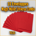 10 Enveloppes Rouge - Wallet Universe Combo - TCC