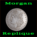 Pièce Morgan Dollar - Réplique