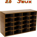 Wooden Playing Cards Cabinet 20 jeux