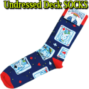 Chaussettes Cartes - Undressed Deck Socks - Edi Rudo