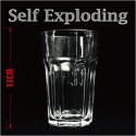 Self Exploding Drinking Glass 13.5 cm - Wance