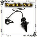 Pendule Du Mentaliste Noir Pointe Conique