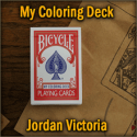 My Coloring Deck Red - Jordan Victoria