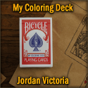 My Coloring Deck Red - Jordan Victoria