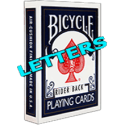 Bicycle Special Letters Bleu + 10 Routines